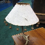 birch bark lamp shade, rustic lighting